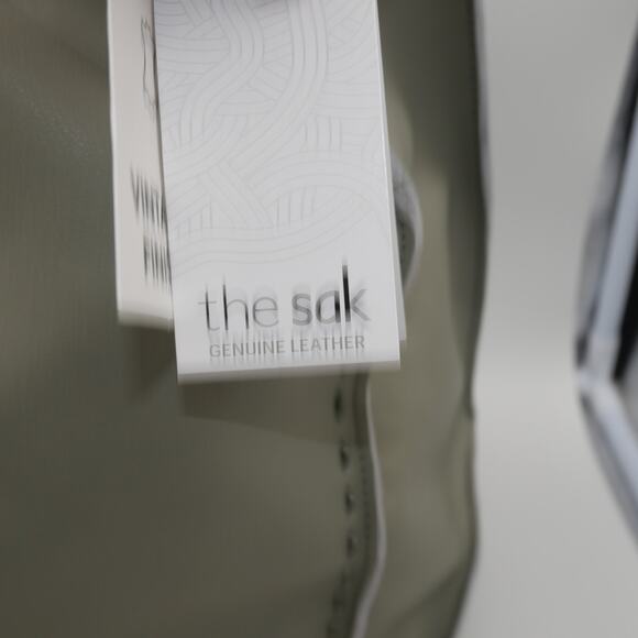 NEW The Sak Los Feliz Leather Tote Oversized Meadow Green Boho Hobo **READ** - Picture 9 of 14